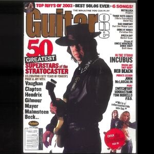 Guitar One 50 Greatest Superstars Of The Stratocaster The Darkness